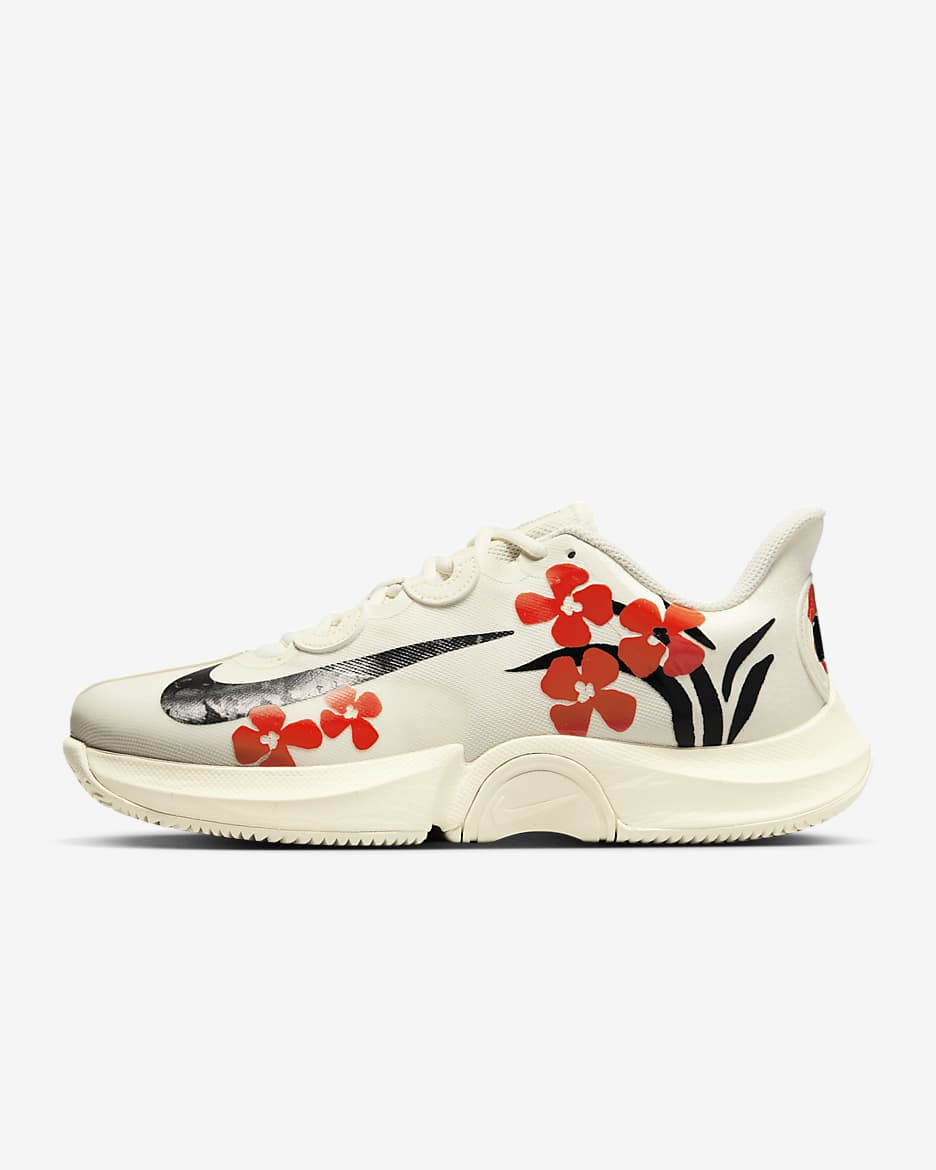 Nike tennis floral shoes on sale